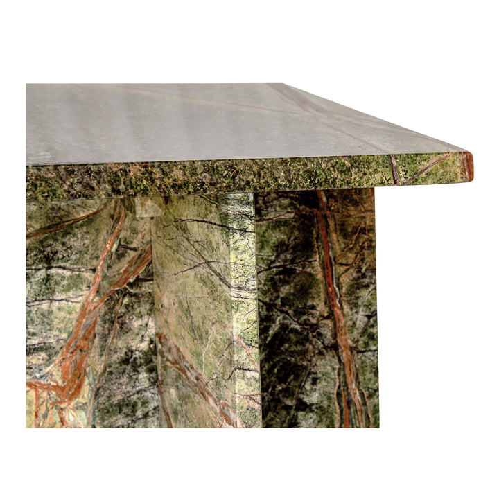 Moe's Home Collection - Blair Accent Table Rainforest Green Marble - PJ-1024-27 | American Home Furniture