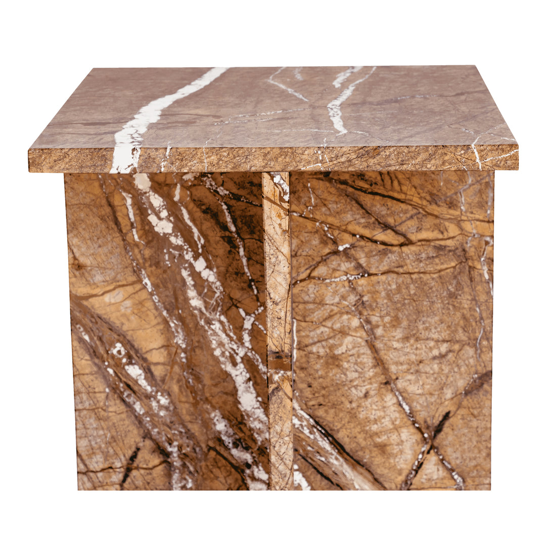 Moe's Home Collection - Blair Accent Table Golden Forest Marble - PJ-1024-32 | American Home Furniture