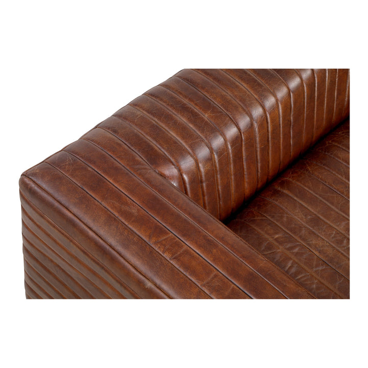 Castle Sofa Dark Brown Leather