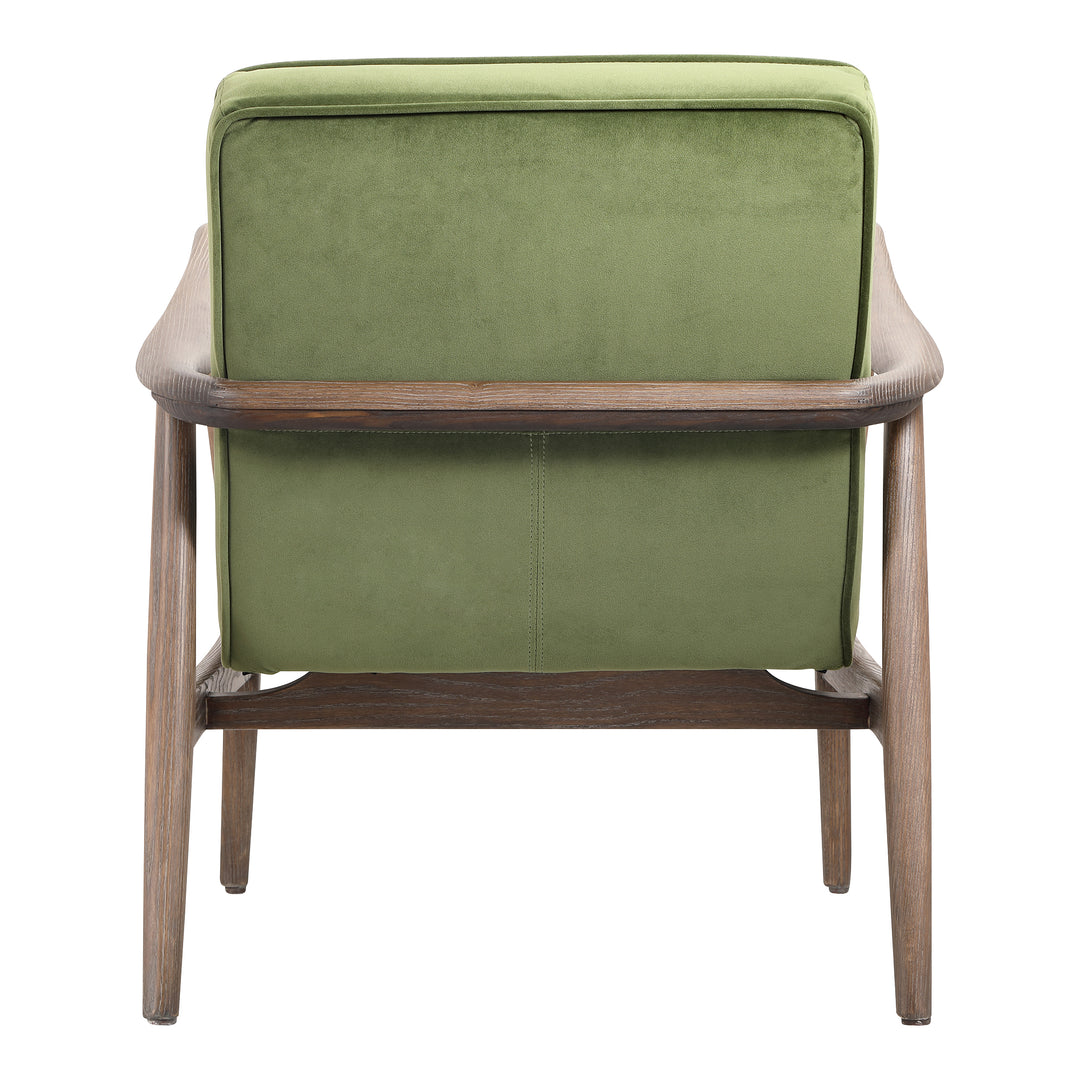 Moe's Home Collection - Anderson Arm Chair Dark Ivy Velvet - PK-1098-27 | American Home Furniture