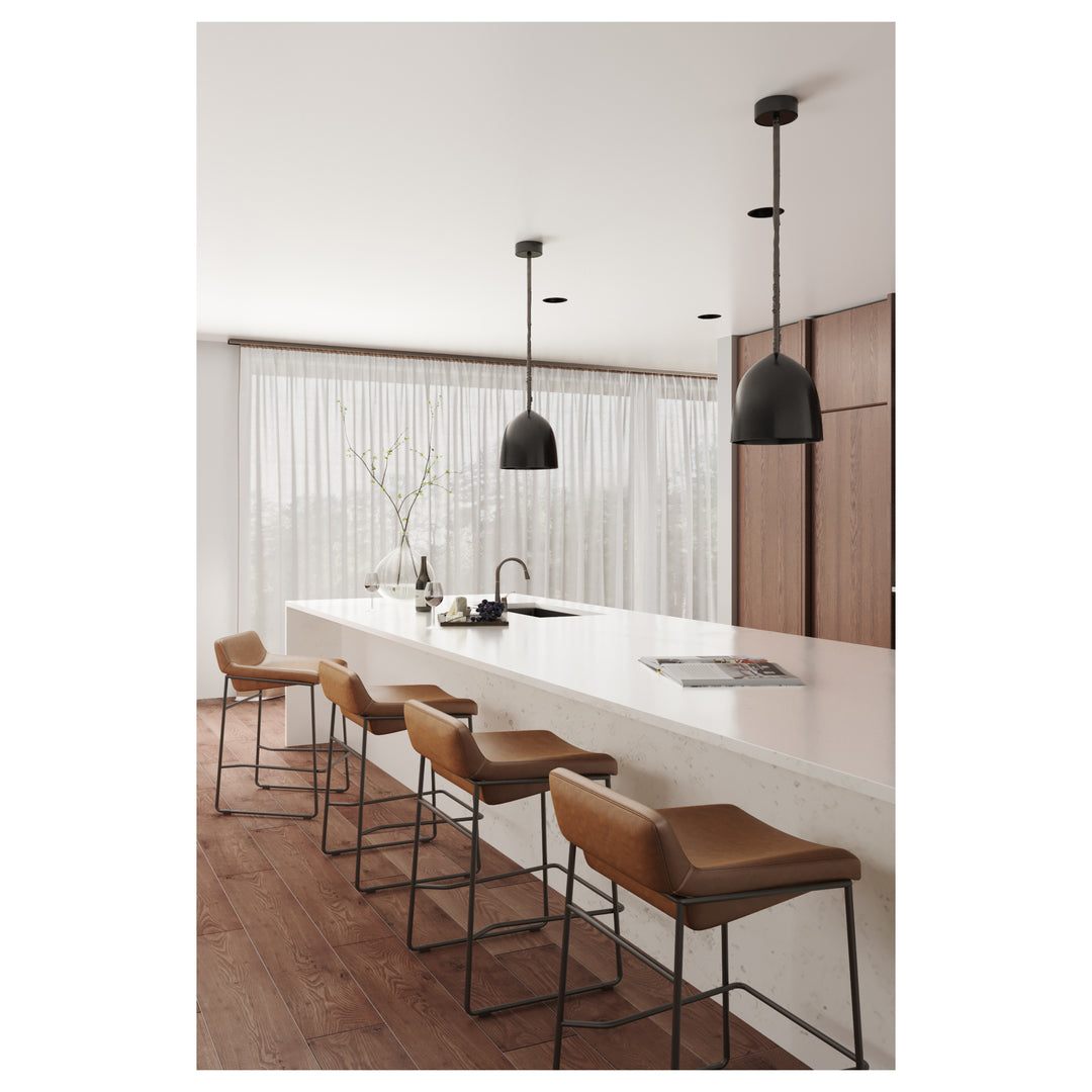 Moe's Home Collection - Starlet Counter Stool Open Road Brown Leather - Set Of Two - PK-1106-14 | American Home Furniture