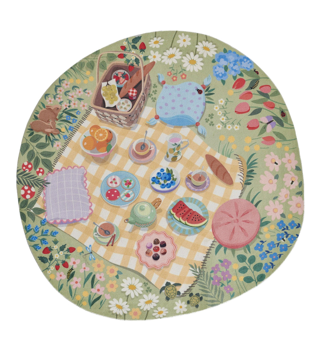 American Home Furniture Momeni Playground Tea Party Rug