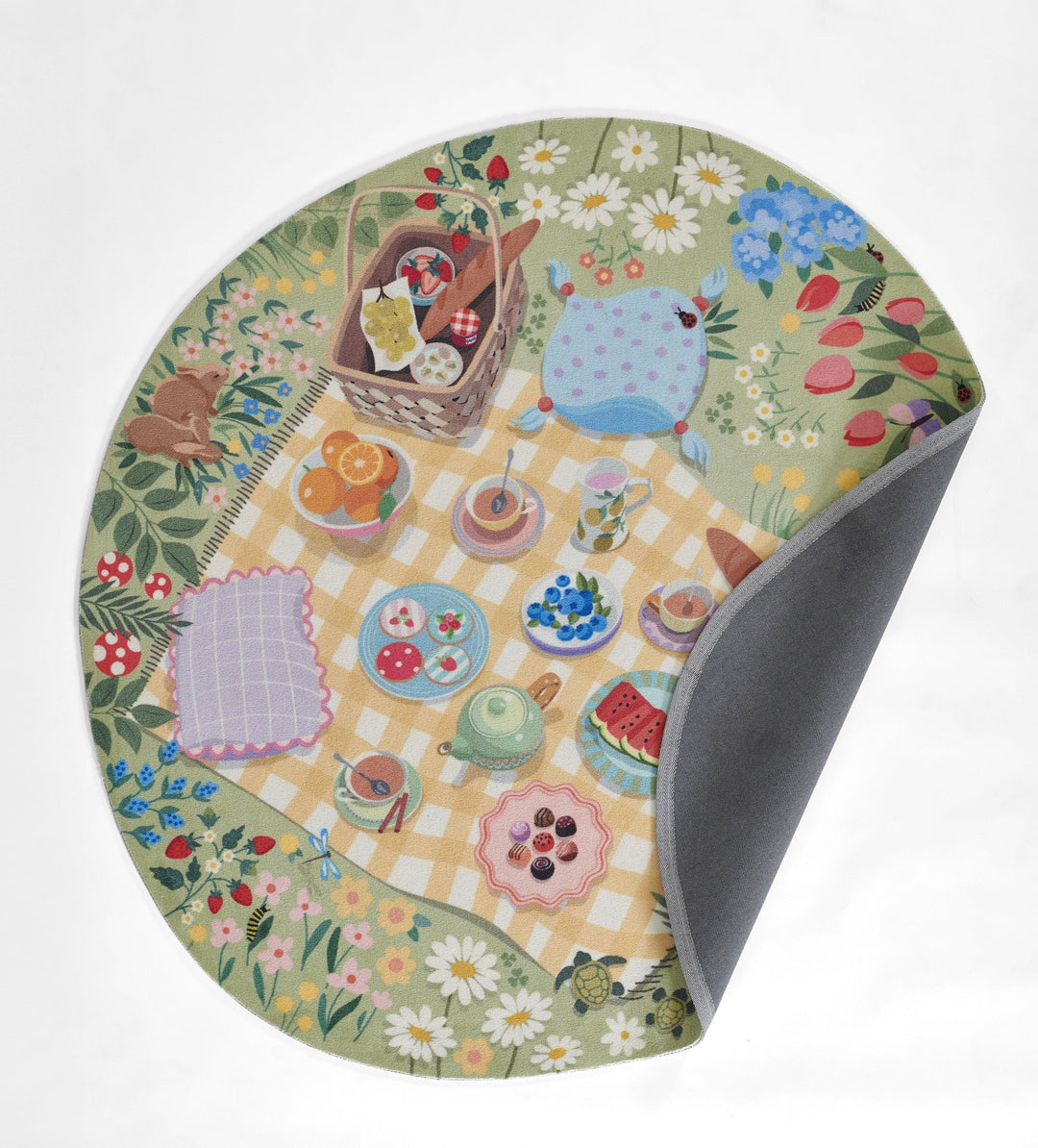 American Home Furniture Momeni Playground Tea Party Rug