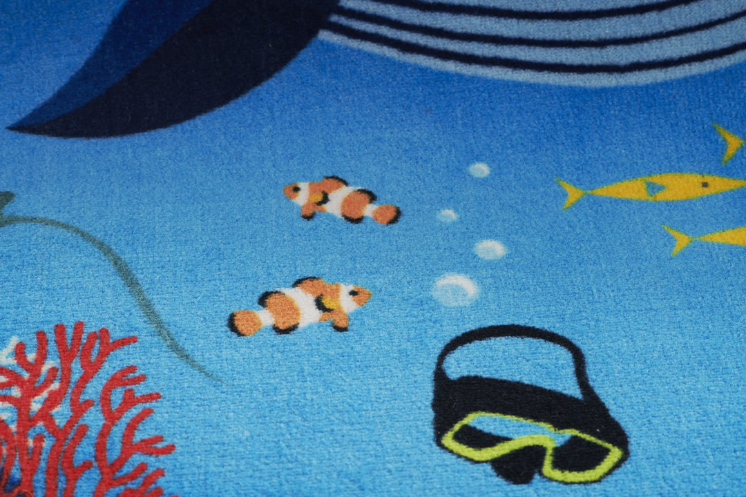 American Home Furniture Momeni Playground Ocean Rug