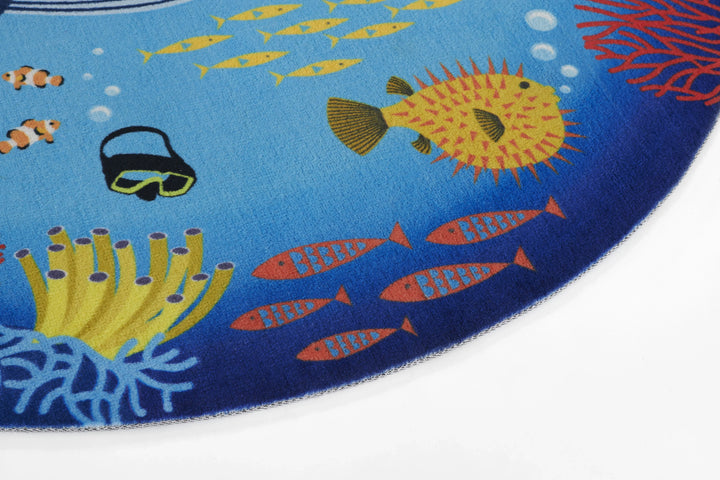 American Home Furniture Momeni Playground Ocean Rug