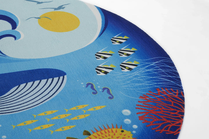 American Home Furniture Momeni Playground Ocean Rug