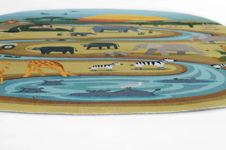 American Home Furniture Momeni Playground Safari Rug