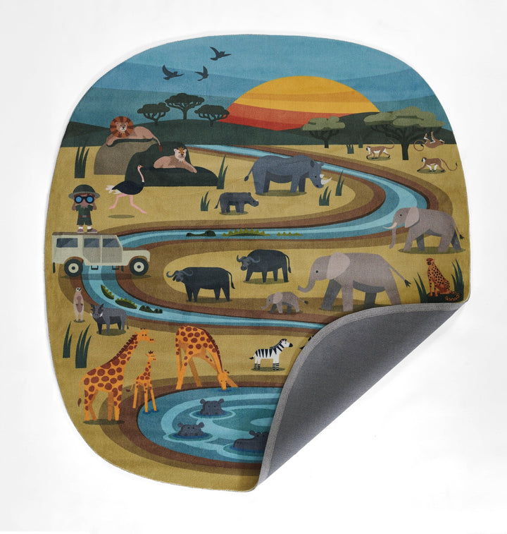 American Home Furniture Momeni Playground Safari Rug