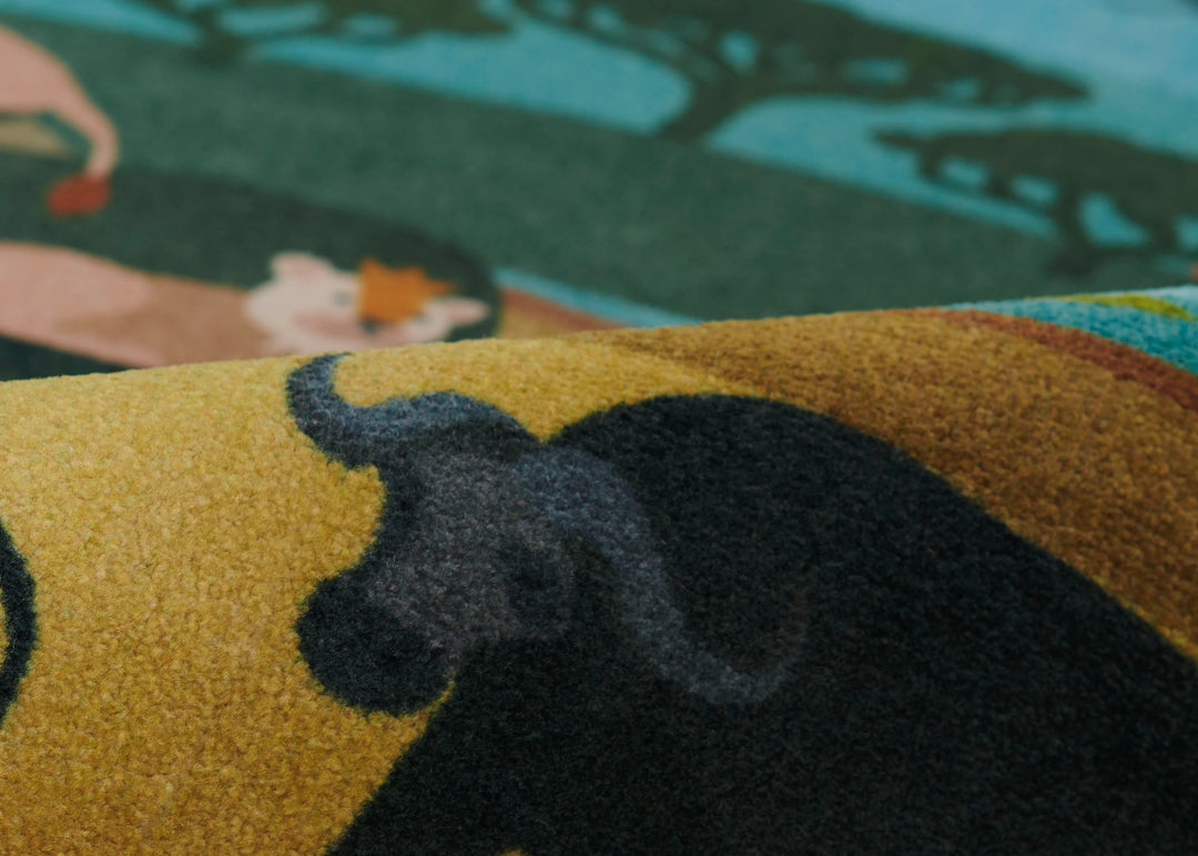 American Home Furniture Momeni Playground Safari Rug