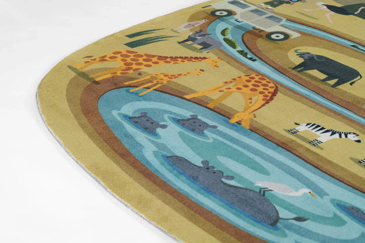 American Home Furniture Momeni Playground Safari Rug