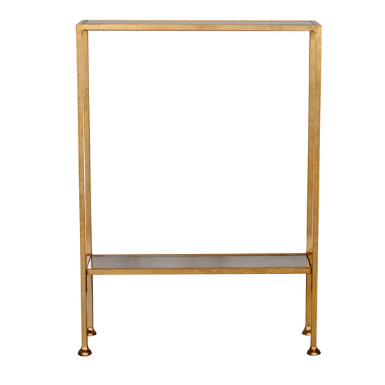 Sm Gold Lf Shelf W Mir  - PORTER 1