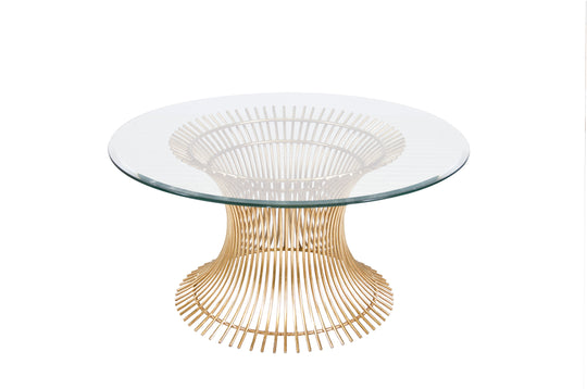 Gold Lf Iron Coffee Table Base Only - POWELL CF