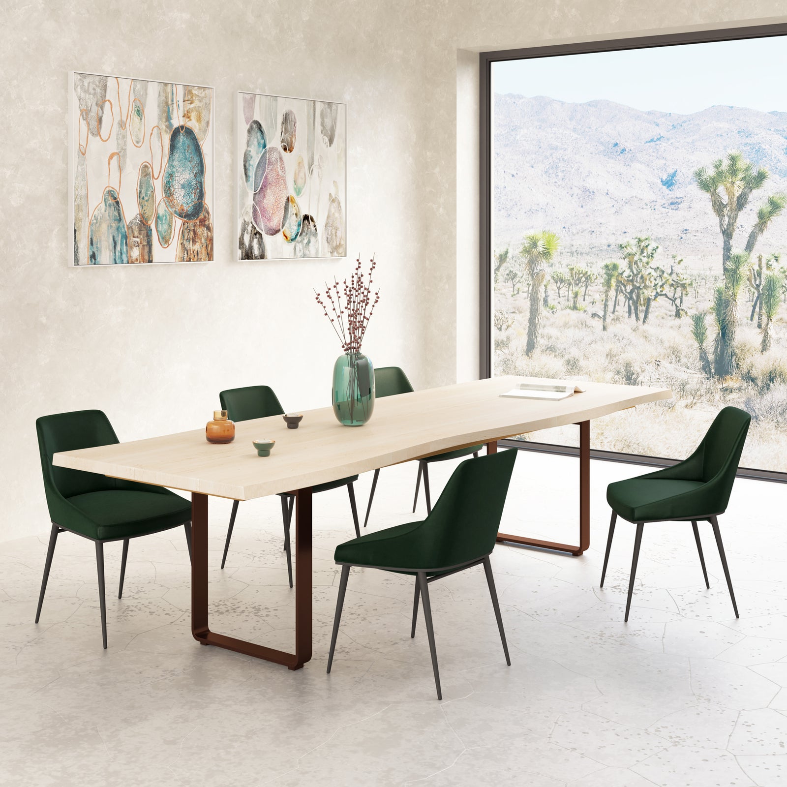 Moe's Home Collection - Wilks Dining Table - PP-1014-18-0 | American Home Furniture
