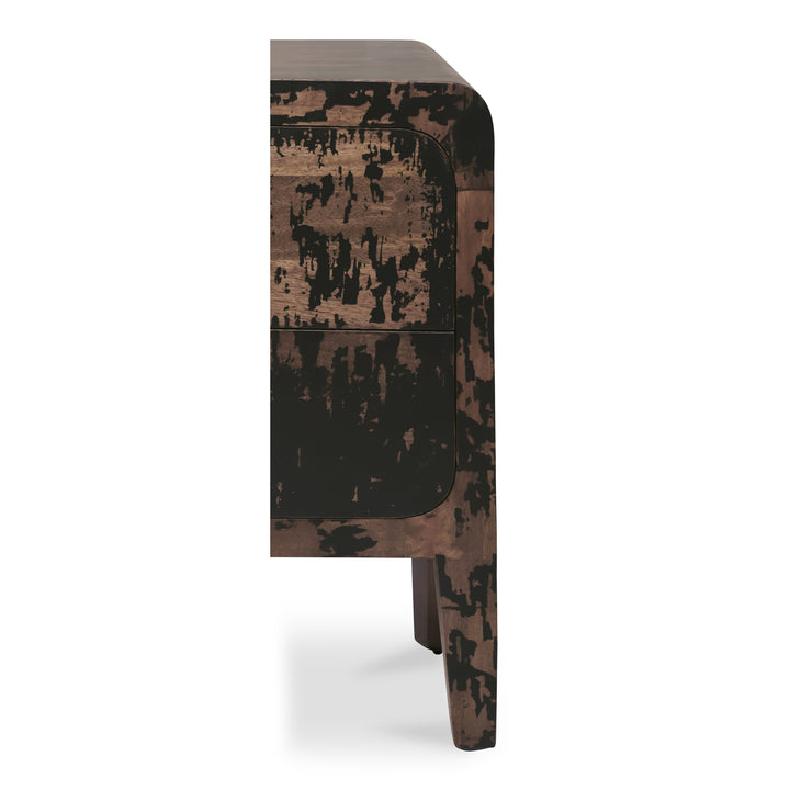 Moe's Home Collection - Iris Nightstand Distressed Black - PP-1022-02 | American Home Furniture