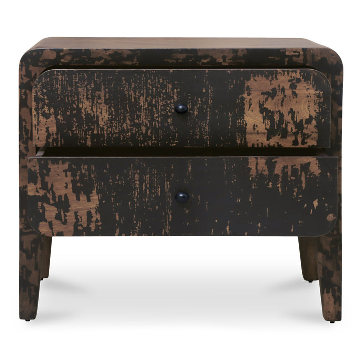 Moe's Home Collection - Iris Nightstand Distressed Black - PP-1022-02 | American Home Furniture
