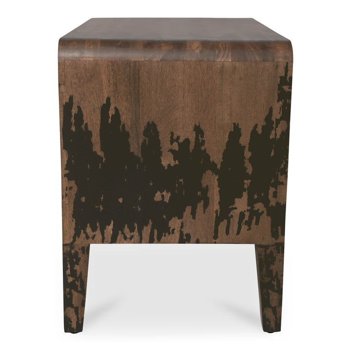 Moe's Home Collection - Iris Nightstand Distressed Black - PP-1022-02 | American Home Furniture