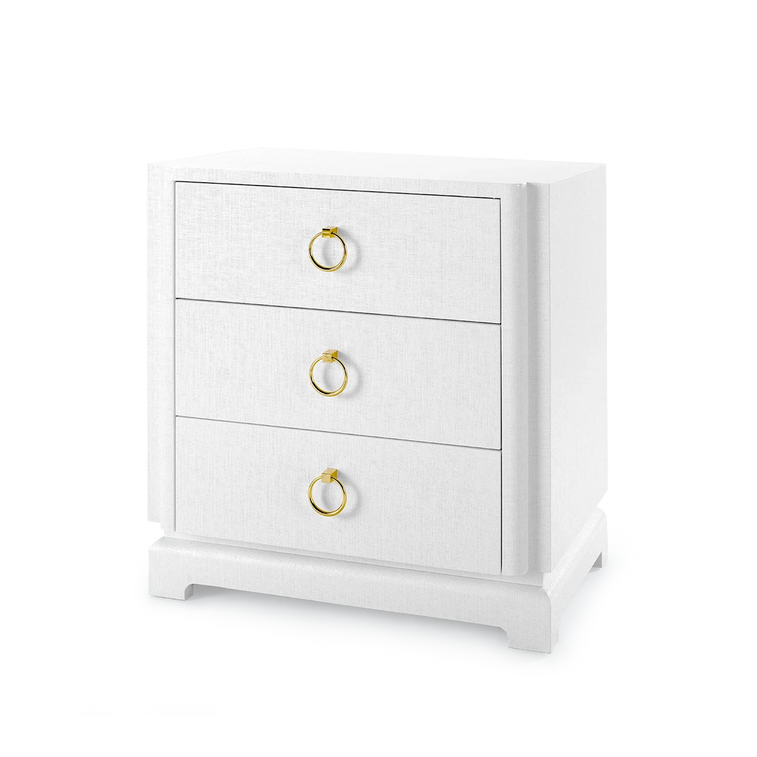 Pavel 3-Drawer Side Table