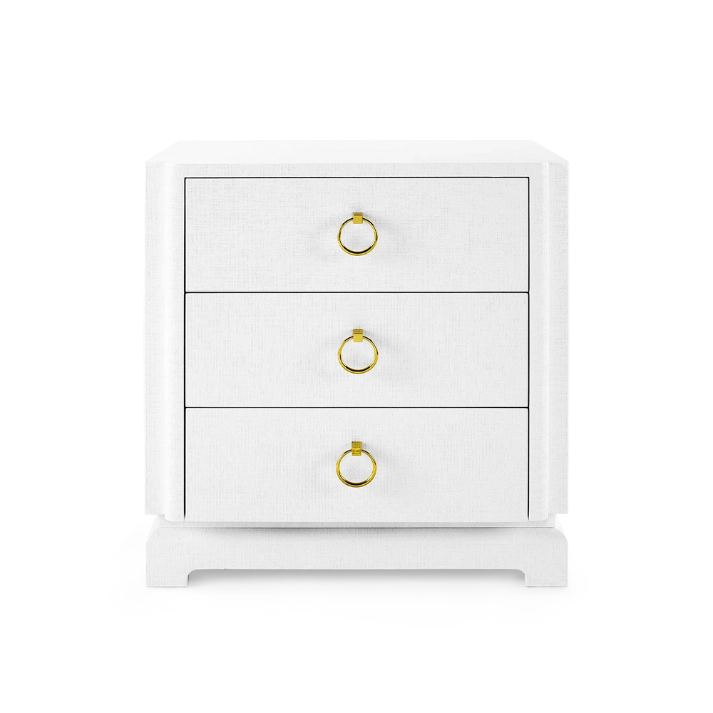 Pavel 3-Drawer Side Table