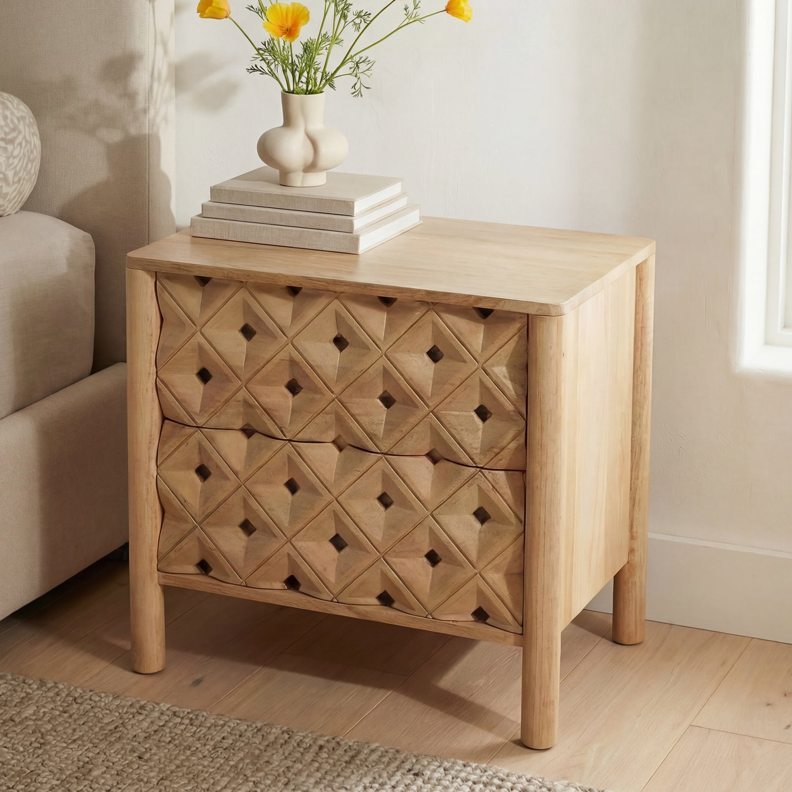 American Home Furniture Moe's Home Collection Fulton Nightstand