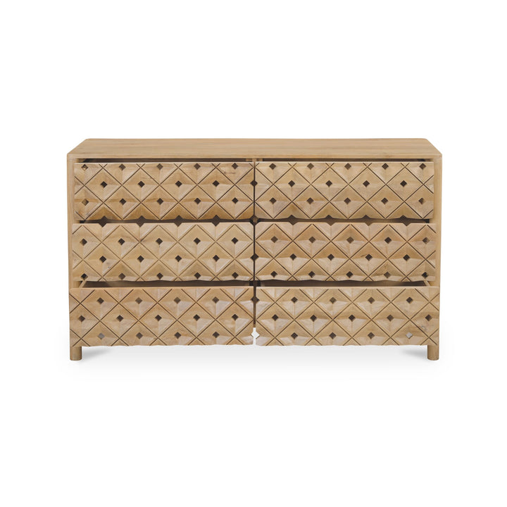 American Home Furniture Moe's Home Collection Fulton 6 Drawer Dresser