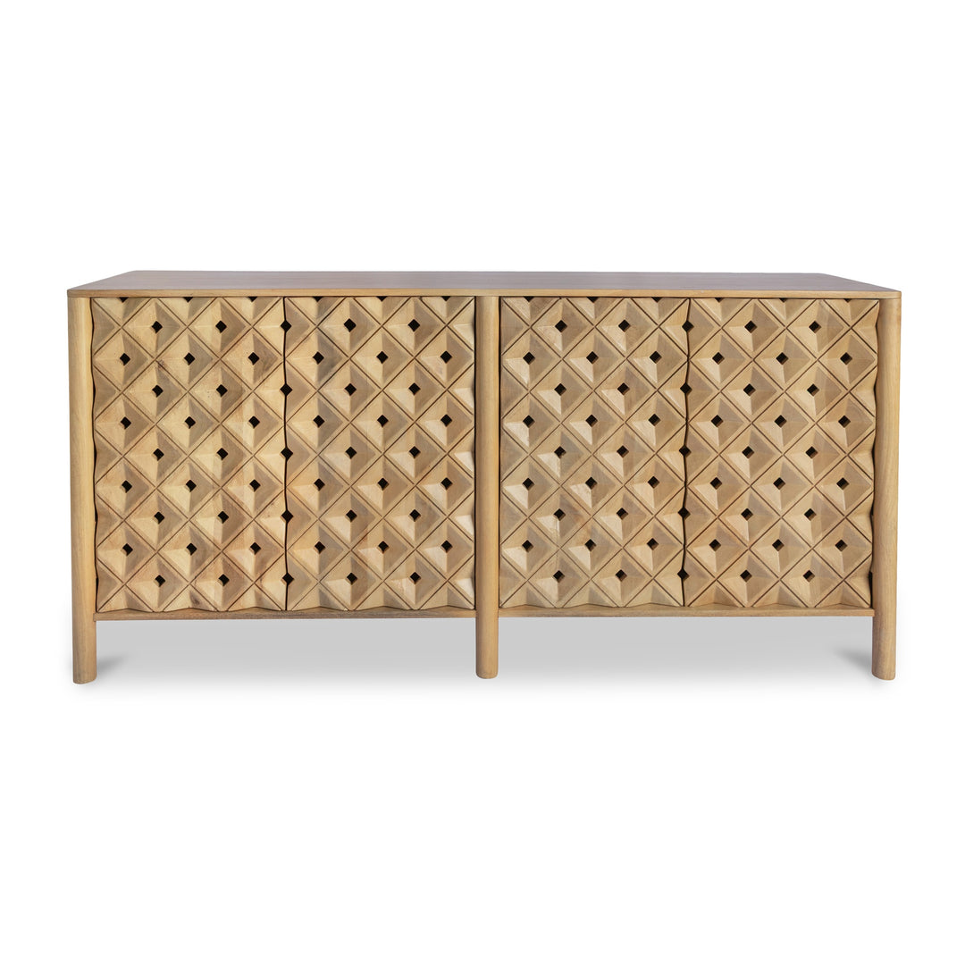 American Home Furniture Moe's Home Collection Fulton 4 Door Sideboard