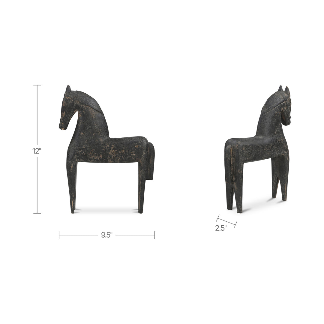 Gallant Wooden Sculpture