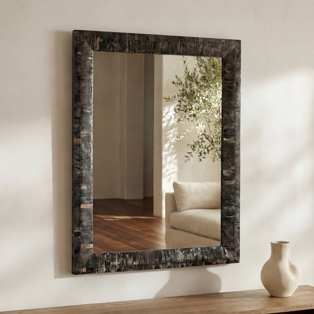 Avis Horn Inlay Mirror