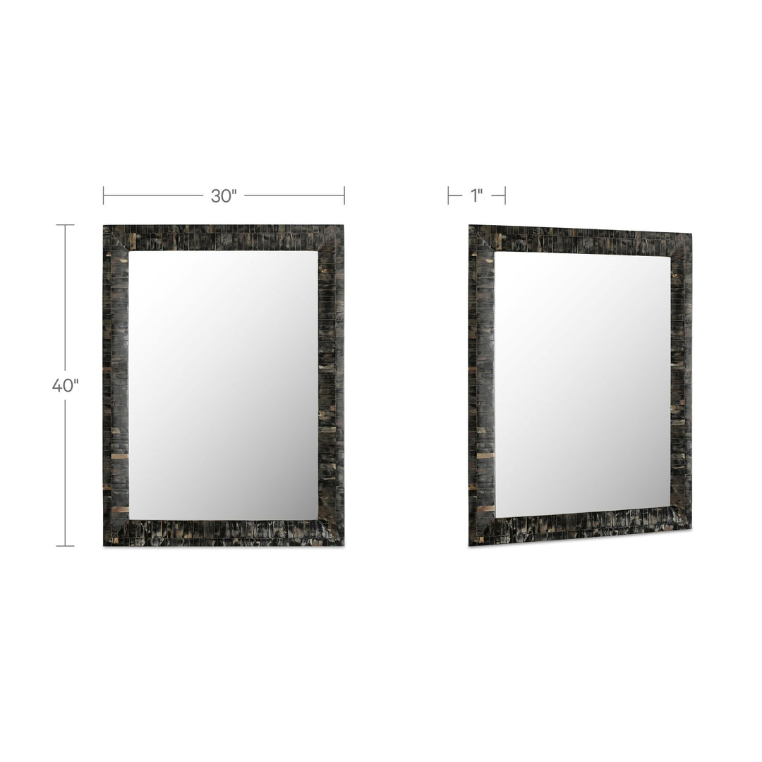 Avis Horn Inlay Mirror