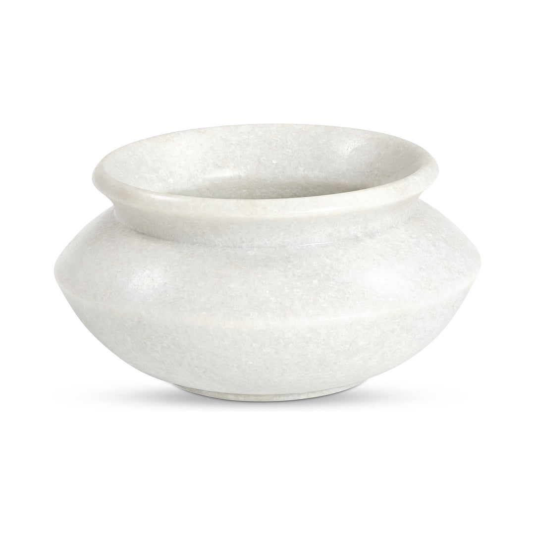 Romano Vessel White Marble