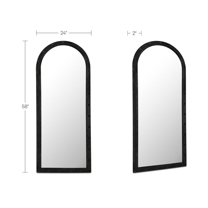 Hughes Floor Mirror Iron