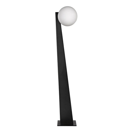 Noir Roy Floor Lamp, Black Metal FLOOR LAMPS