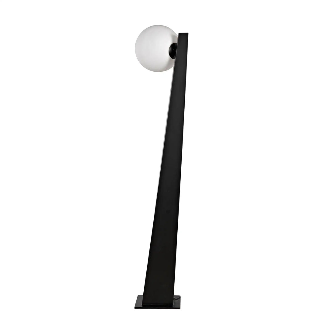 Roy Floor Lamp, Black Metal