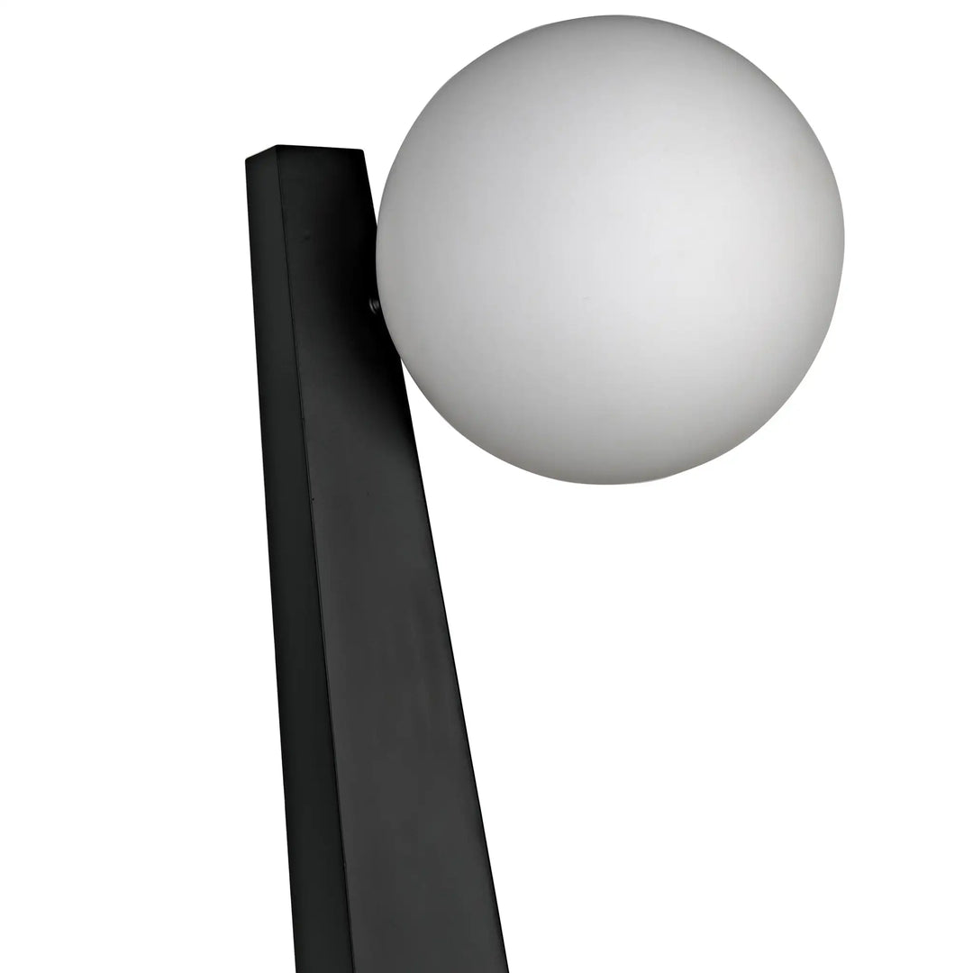 Roy Floor Lamp, Black Metal