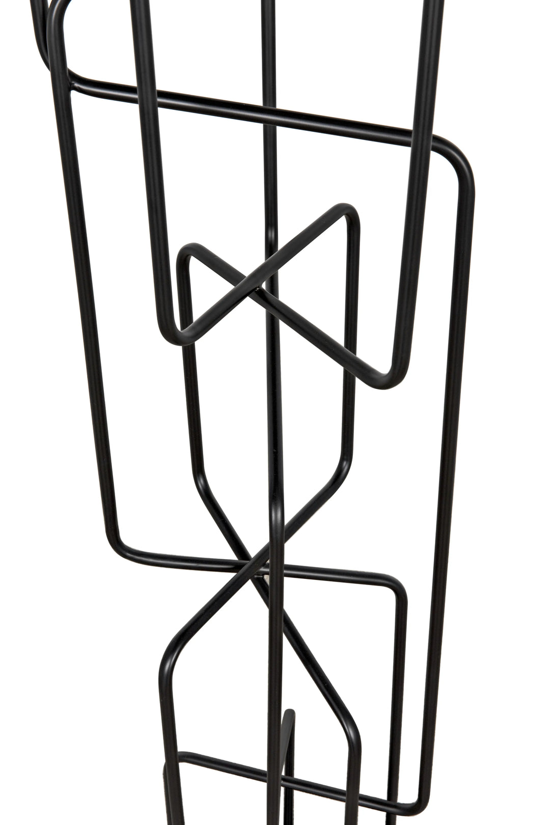 American Home Furniture | Noir - Moriarty Floor Lamp, Black Metal