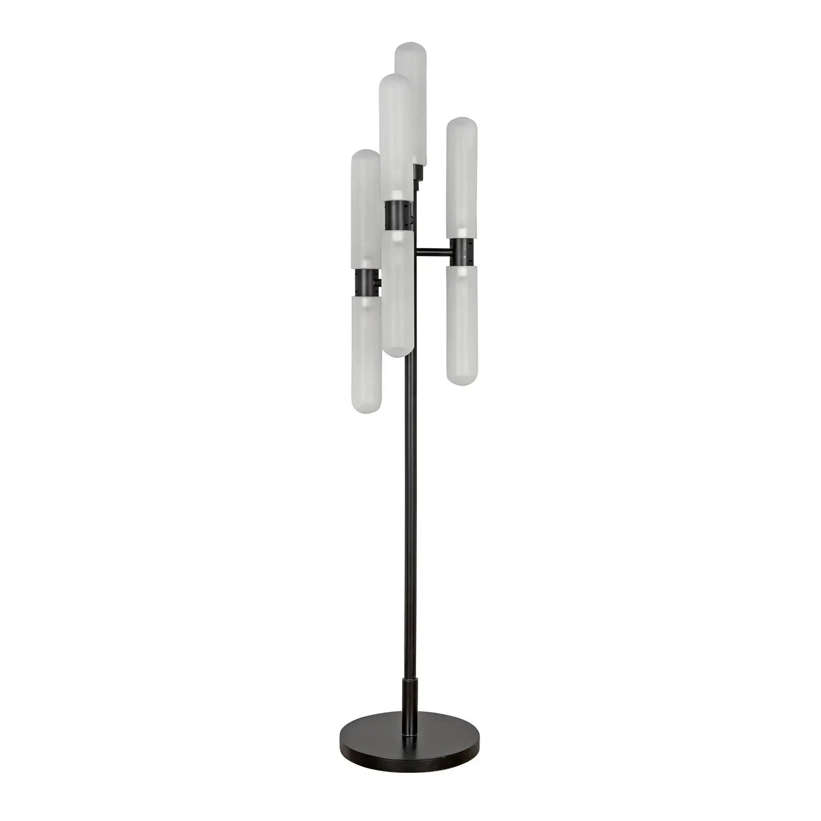 Noir Dominique Floor Lamp, Black Metal FLOOR LAMPS