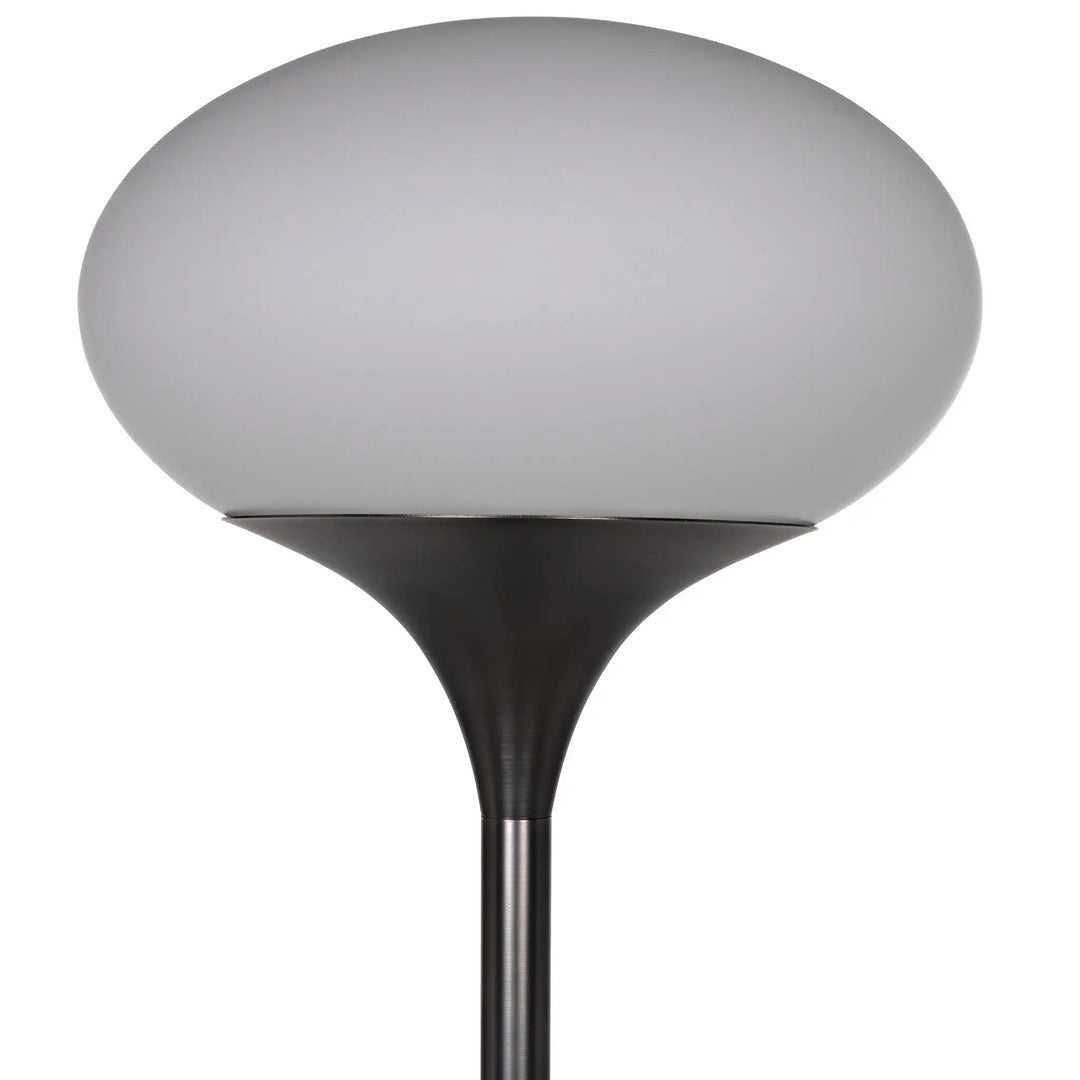 Drop Floor Lamp, Gun Metal Finish