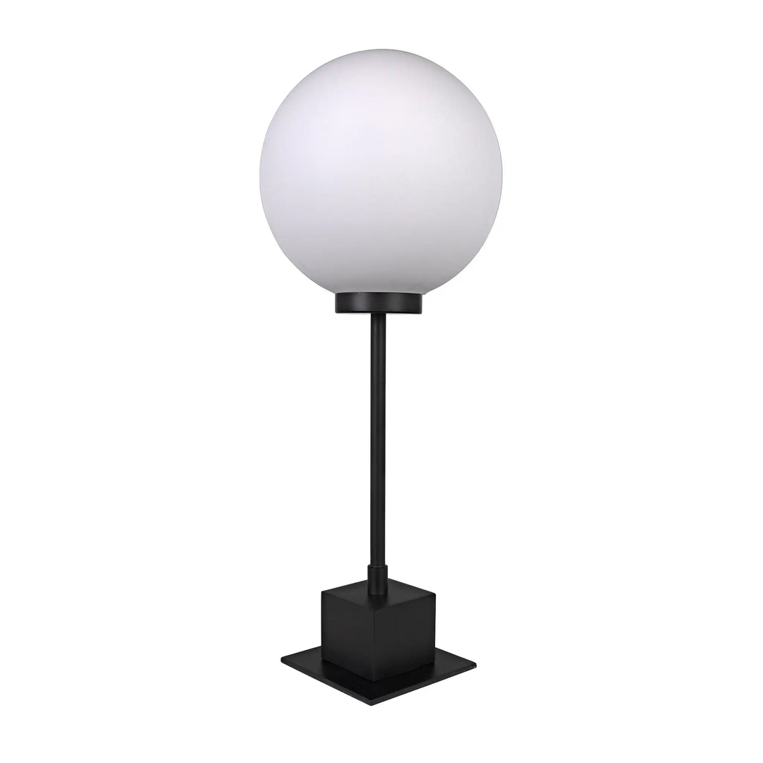 Mond Table Lamp, Black Steel