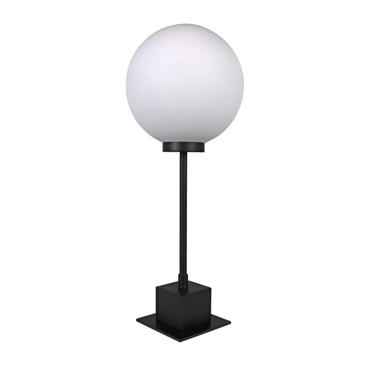 Mond Table Lamp, Black Steel