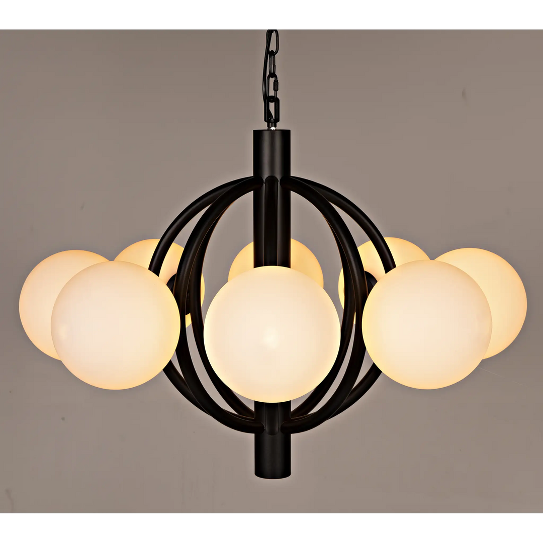 American Home Furniture | Noir - Carousel Chandelier