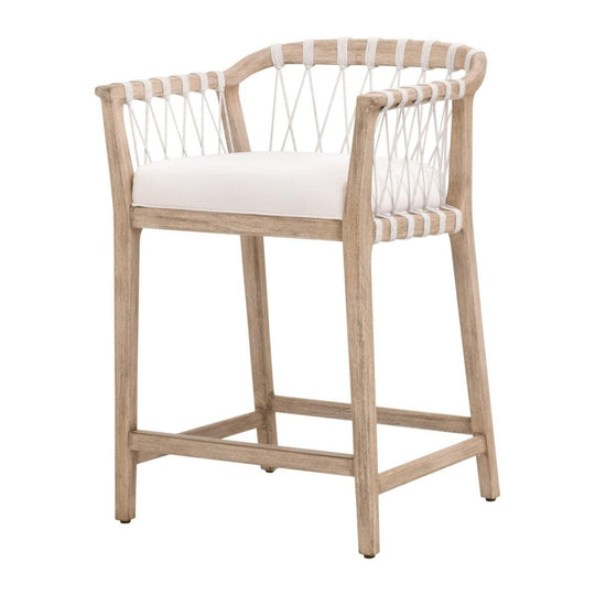 Essentials For Living - Pacific Counter Stool - 6800CS.WHT/LPPRL/NG | American Home Furniture