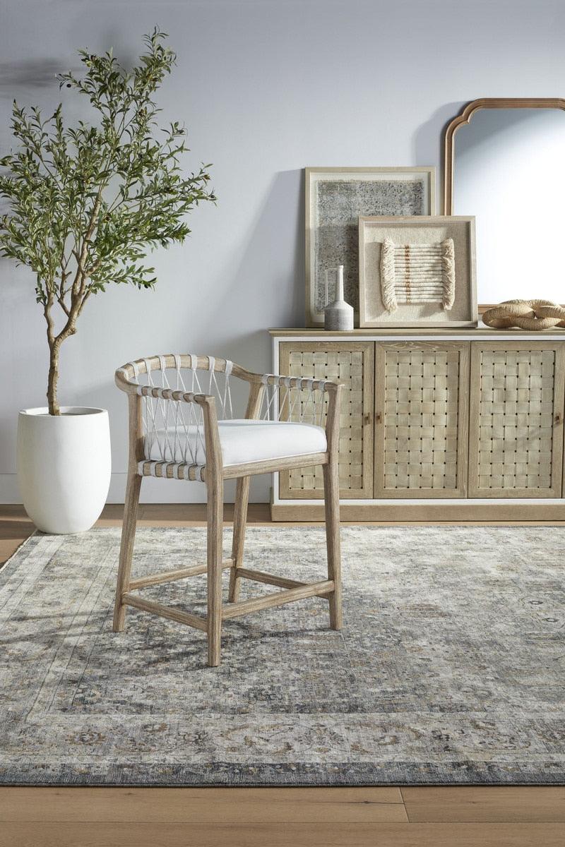 Essentials For Living - Pacific Counter Stool - 6800CS.WHT/LPPRL/NG | American Home Furniture