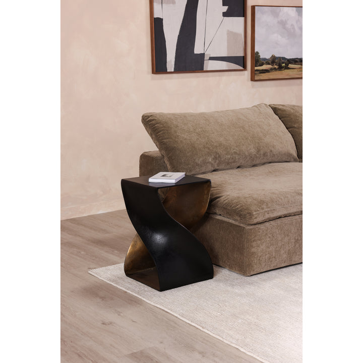 Moe's Home Collection - Twist Accent Table Black - QK-1008-02 | American Home Furniture
