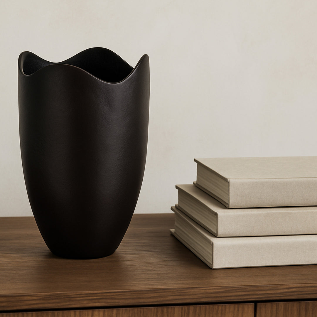 Athena Cast Aluminum Vase