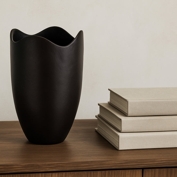 Athena Cast Aluminum Vase