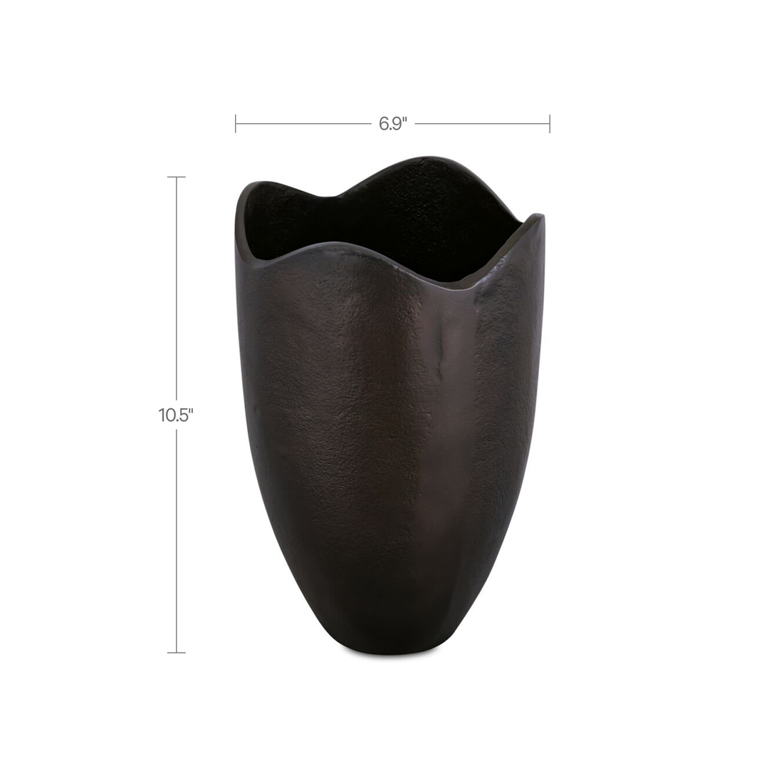 Athena Cast Aluminum Vase