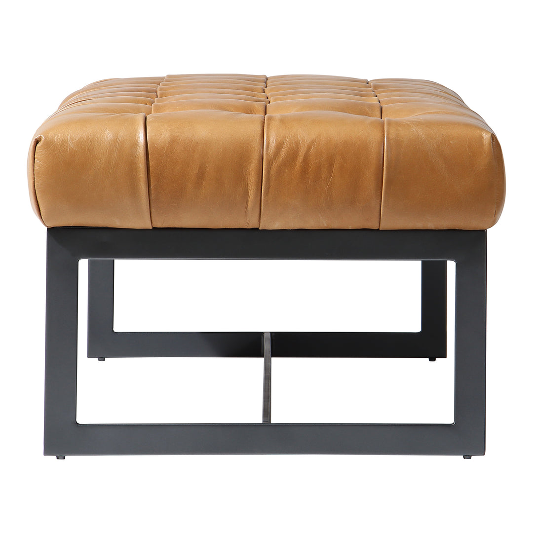 Moe's Home Collection - Wyatt Leather Bench Tan - QN-1002-40 | American Home Furniture