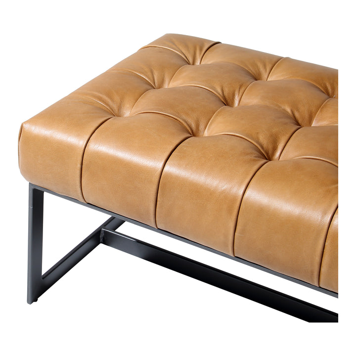 Moe's Home Collection - Wyatt Leather Bench Tan - QN-1002-40 | American Home Furniture