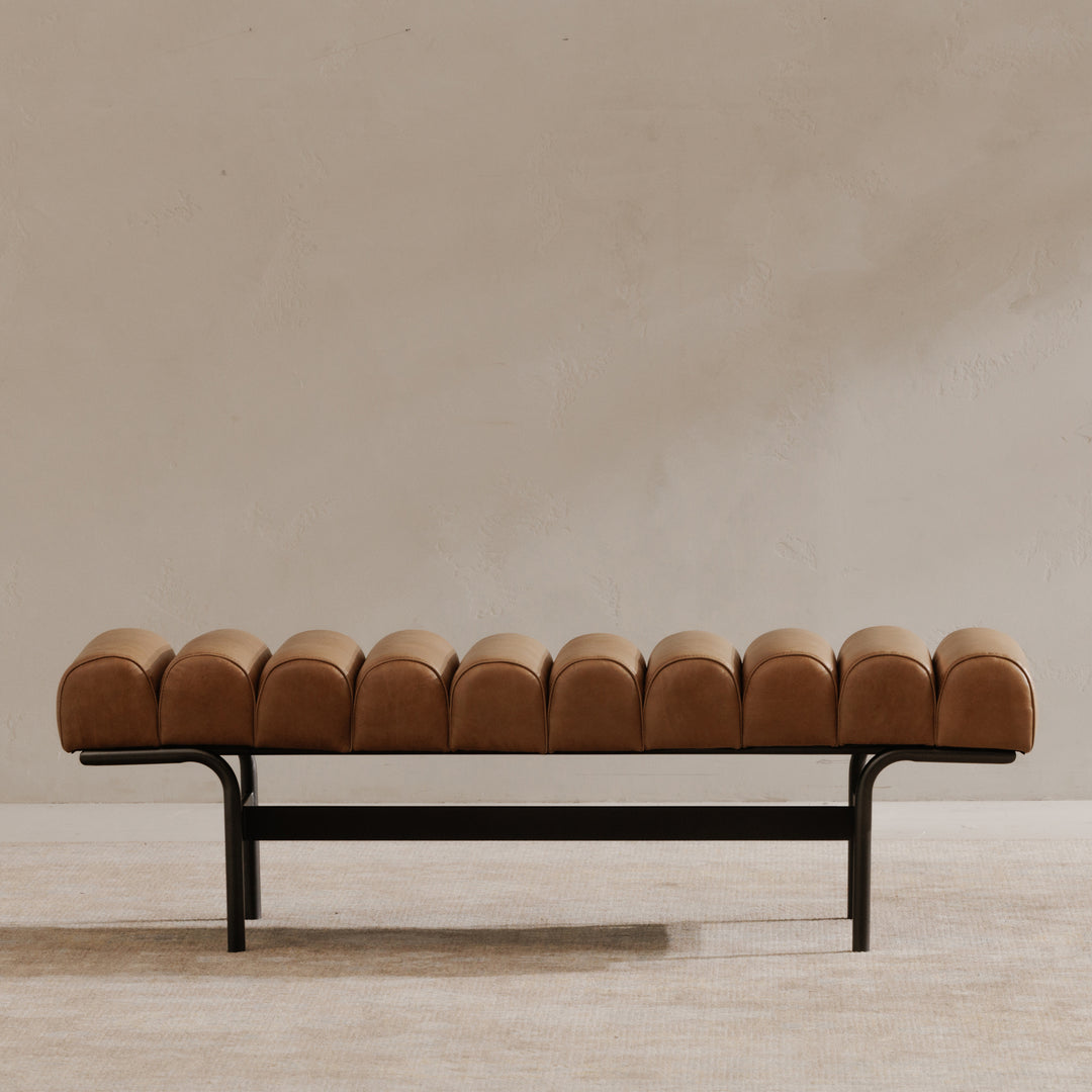 Moe's Home Collection - Harrison Bench Tan - QN-1031-03 | American Home Furniture
