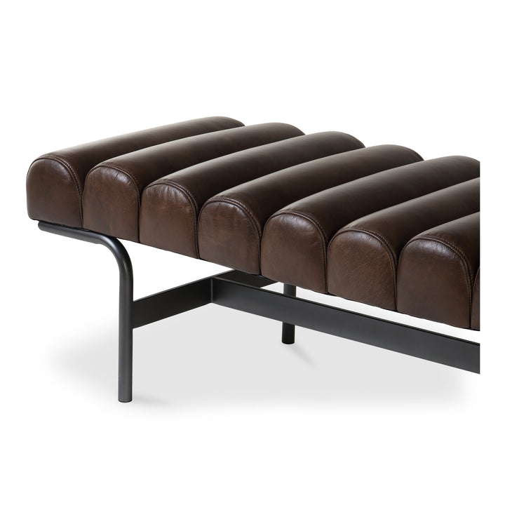 Moe's Home Collection - Harrison Bench Dark Brown - QN-1031-20 | American Home Furniture