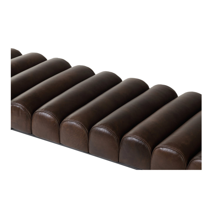 Moe's Home Collection - Harrison Bench Dark Brown - QN-1031-20 | American Home Furniture